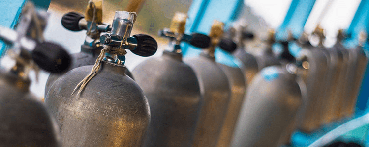 Газовые баллоны в Рижской